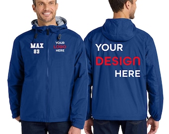 Custom Embroidery Jacket | Personalized Team & Coach Jackets | Add Your Design/Text Embroidery Corporate Jacket Embroidered Coat JP56