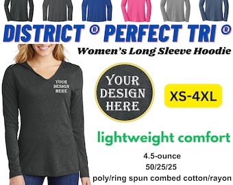 Sudadera ligera para mujer, sudadera de manga larga personalizada, sudadera personalizada, sudadera con monograma, sudadera con logotipo personalizado, sudadera personalizada para mujer (DM139L)
