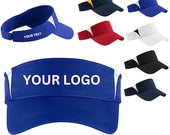 Customized Visor, Tennis visor, Custom cap, Personalized visor, Beach visor, Golf visor, Name visor, Sports visor, Team visor. (STC13)