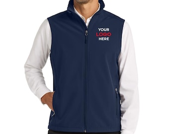 Personalized Vest for Men, Custom Embroidered Golf Vest, Gift for Dad, Men's Fleece Lined Vest, Team Coach Gift, Your Name Here. J325