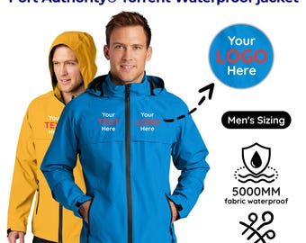 Custom Port Authority®  Torrent Waterproof Jacket | Printed or Embroidered Logo | Bulk Orders | Team & Company Workwear  j333