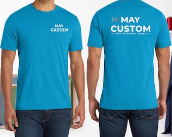 Custom Port & Company ® Fan Favorite ™ Blend Tee. Custom tshirt, Personalized tshirt, Custom tshirt Printing, Custom tshirt for Men, PC455