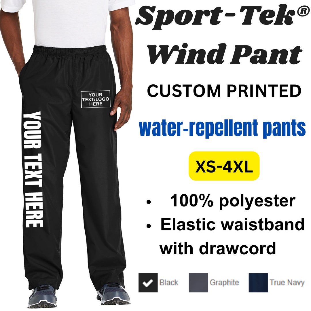 Sporttek® Wind Pants Customized Pants Custom School Pants Etsy