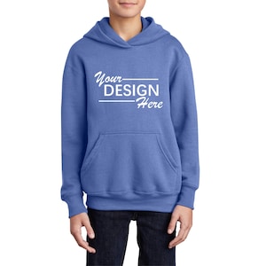 Sudadera con capucha juvenil / Sudadera personalizada para niños / Personalízala con tu diseño o texto / ¡El regalo de cumpleaños perfecto! PC90YH imagen 3