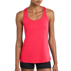 Custom team Performance Tank, Women's dry-fit Racerback Tank, personalized name, team logo shirts, perfect for running, fitness, yoga LST356 image 14