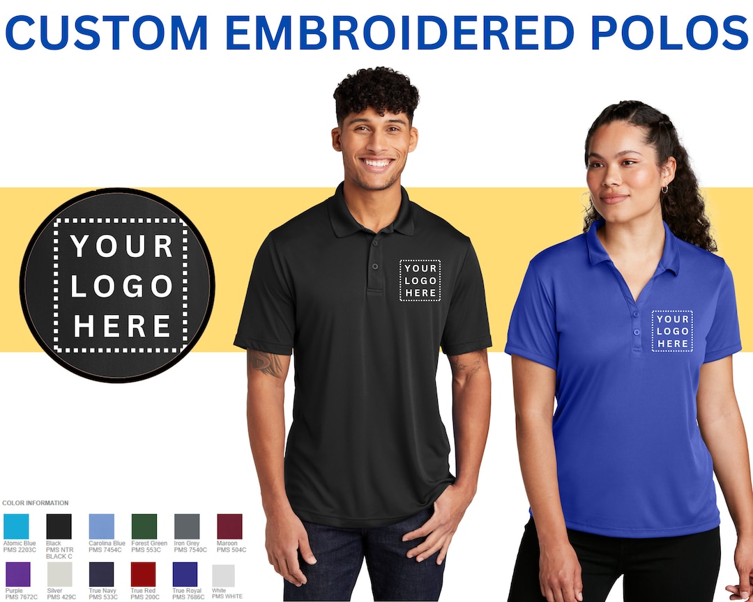 Customized Polo Shirts, Custom Business Wear, Personalized Polos, Sporttek ® Posicharge