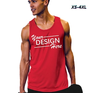 Custom sports tank, Custom Sport-Tek PosiCharge Competitor Tank Top - Moisture-Wicking Fitness & Gym Sports Apparel ST356