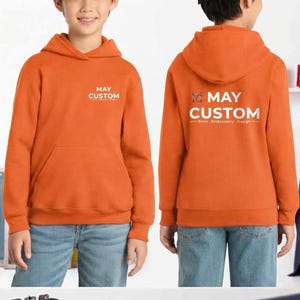 Youth Hoodie | Custom Printed Sweatshirt for Kids | Personalize with Your Design or Text | Perfect Birthday Gift! PC90YH