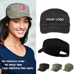 Custom Distressed Military Hats - Personalized Dad Hat, Custom Team Caps, Gift for Mom and Dad, Birthday & Xmas Gifts (DT605)