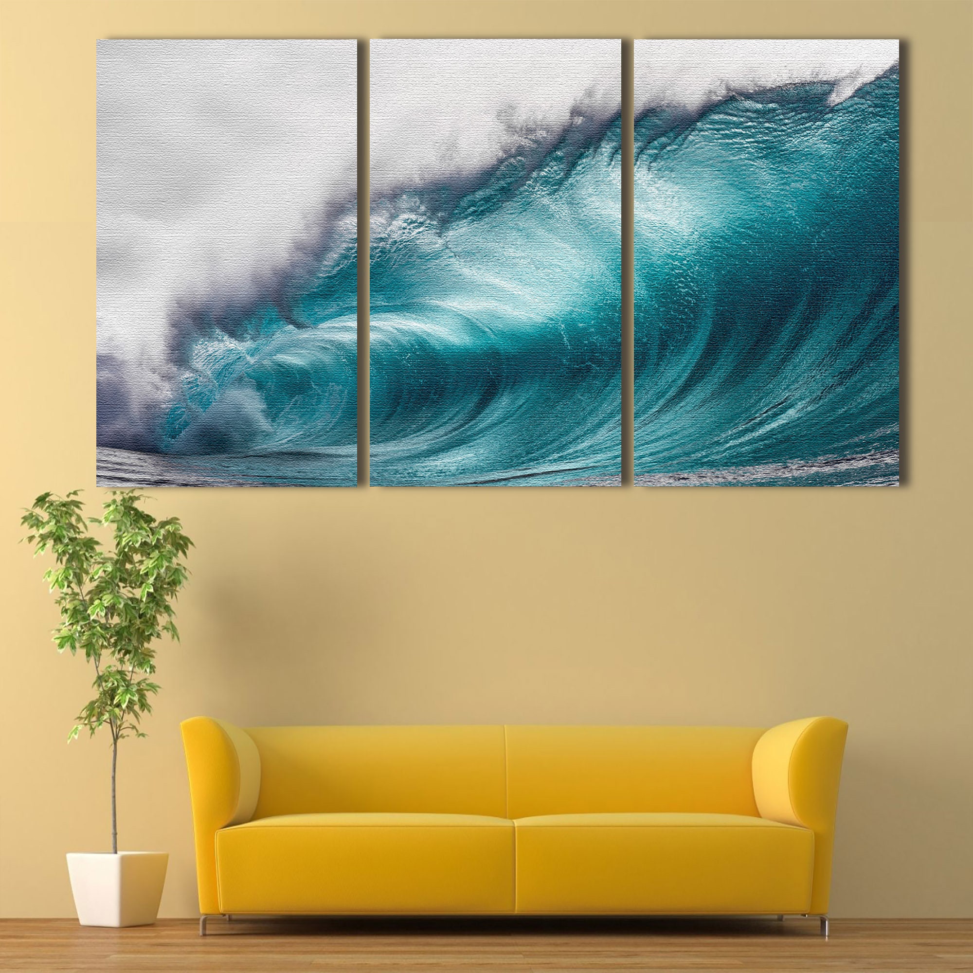 3 Piece Custom Canvas Print Wall Art Personalized Canvas Ts