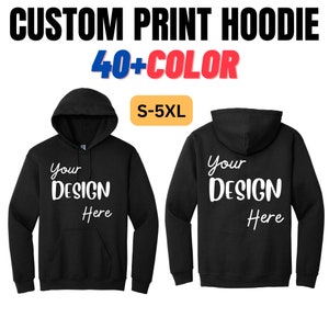 Custom Gildan®-Heavy Blend Hoodie | Personalized Text & Design | Custom Youth and Adult Hoodies | Perfect Gift Idea. 18500