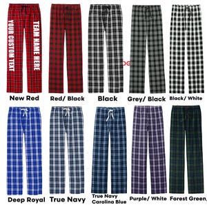 Custom pajamas pants, Men’s Flannel Plaid Pants | Personalized Lounge & Pajama Pants | Unique Gift Idea for Comfortable Style. DT1800 image 5