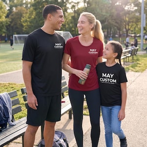 Custom Performance Dry-Fit Shirts - Company logo shirts, Personalized Team T-Shirts for youth, Men & Women, Wear Your Own Design ST350