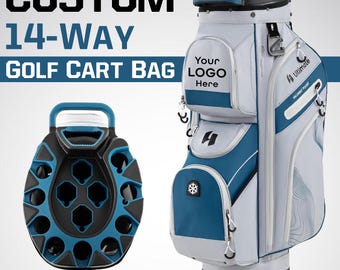 Custom Golf Bag with Embroidery, Premium Lightweight Stand Bag, Personalized Monogrammed Golf Bag, Professional Custom Staff Bag