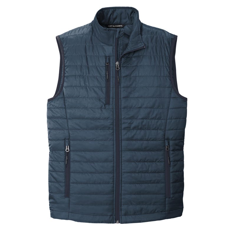 Custom Logo Vest, Your Business Logo Here, Embroidered Puffy Vest for Staff, Company Uniform, Team Gift, Men's & Women's Fit. J851 afbeelding 17