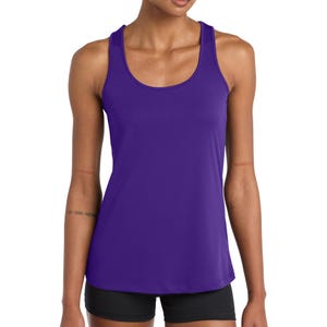 Camiseta sin mangas deportiva personalizada, de secado rápido, con espalda cruzada y diseño/logotipo/texto personalizado. Ideal para correr, trotar, hacer ejercicio o yoga. LST356 imagen 6