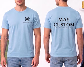 Custom T-Shirts, Personalized Shirts with Your Text, Logo or Photo, Unisex adult & Youth Shirts, Bulk Custom Print Tees, Gildan 64000