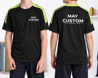 Custom team shirts, custom name shirts. custom youth shirts, Personalized T-Shirts, Custom T-Shirts, Youth Team Tee. custom shirts. YST100