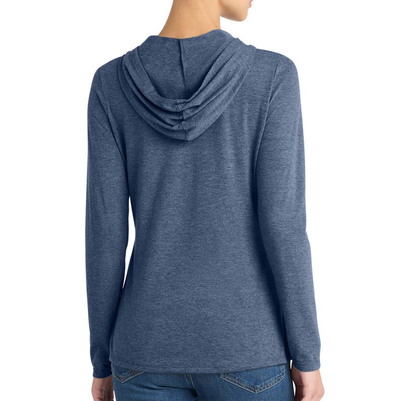 Women's lightweight hoodie, Custom Long Sleeve Hoodie, custom Hoodie, Monogram Hoodie, Custom Logo Hoodie, Custom Women's Hoodie. (DM139L) image 3