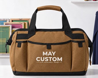 Bolsa de herramientas personalizada / Bolsa multiusos organizadora de herramientas resistente / Bolsa de trabajo con logotipo personalizado / Regalo personalizado para hombres, electricistas y trabajadores Csb430