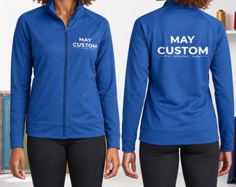 Sudadera Sport-Tek® personalizada para mujer / Sudadera con cremallera completa personalizada / Camisetas con logotipo personalizado para equipos y empresas / LST857