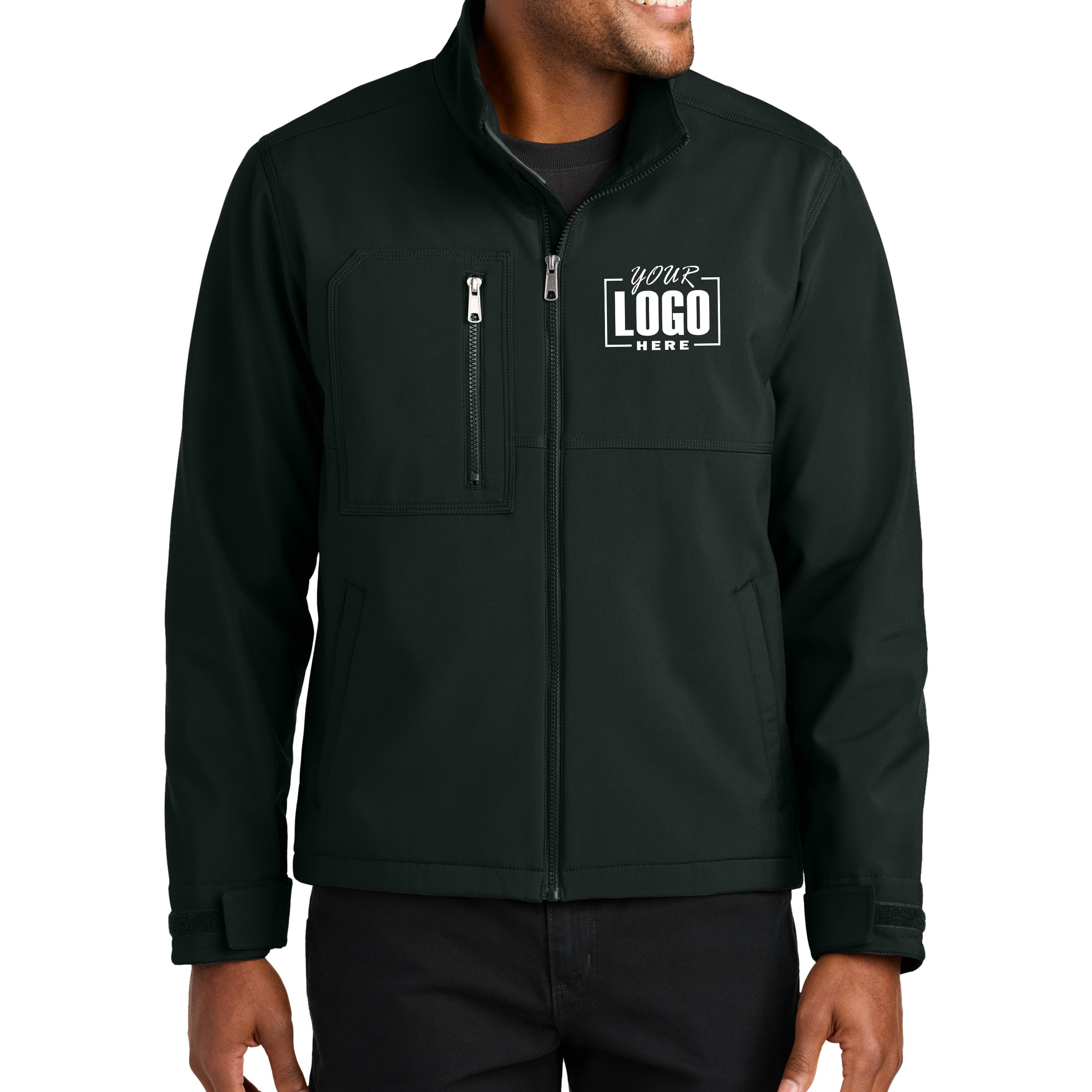 Custom Workwear Soft Shell, Custom Soft Shell Jacket, Embroidered Full ...