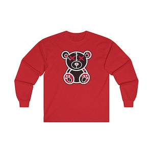 Long Sleeve to Match the Bred Velvet Jordan 11 Sneakers