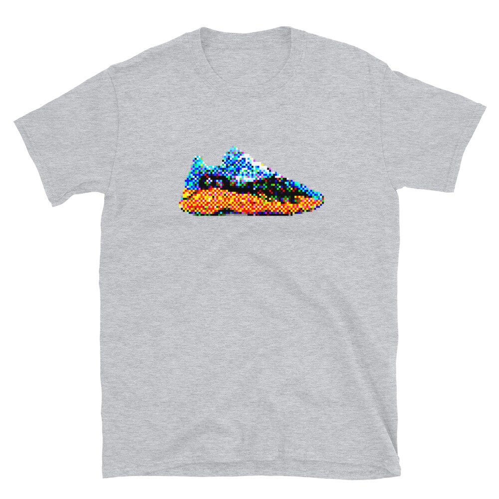 T-Shirt to Match Yeezy 700 Bright Blue Vivid Colors | Etsy