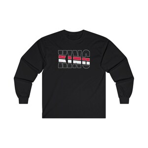 Long Sleeve Tee to Match the Bred Velvet Jordan 11 Sneakers