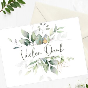 Dankeskarten Hochzeit Danksagung Hochzeit Dankeskarten Taufe Dankeskarten Kommunion / Konfirmation (mit Umschlägen)