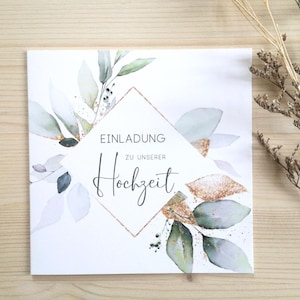 Hochzeitskarten Einladungen zur Hochzeit personalisierte oder blanko Hochzeitskarten Einladungskarte Hochzeit individuell
