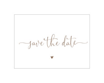 Save the Date Karten Hochzeit Personalisiert Save the Date Postkarte Save the Date Einladungen