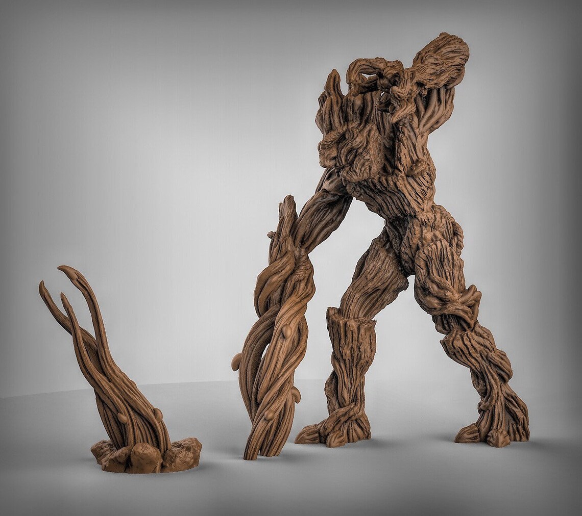 Treant Resin Miniature Dnd Miniatures Dungeons & Dragons - Etsy