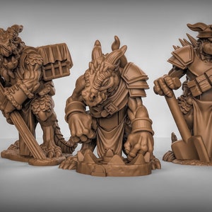 Kobold Trapper Resin Miniatures D&D Dungeons and Dragons or Tabletop Gaming image 1