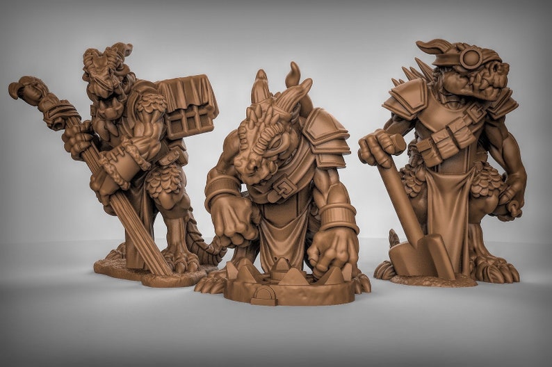 Kobold Trapper Resin Miniatures D&D Dungeons and Dragons or Tabletop Gaming image 1