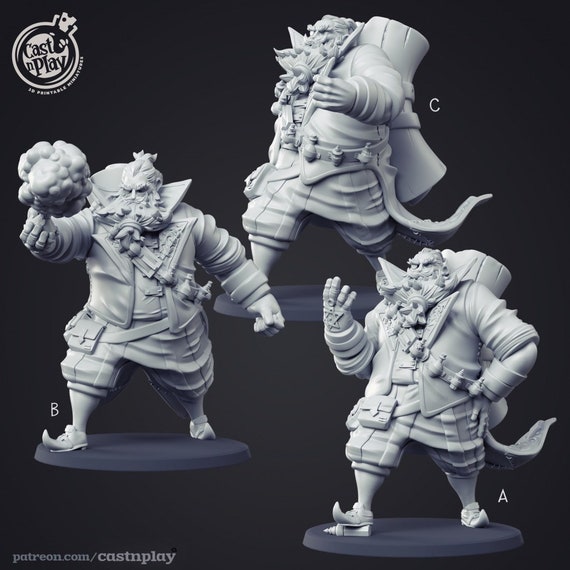 Alchemist Miniature - Resin Miniature - DnD Miniatures - Dungeons & Dragons  Miniatures - Pathfinder Miniatures - RPG - Tabletop Miniatures