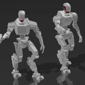 Automaton Raider - Helldivers 2 Infantry, Modular Sci-Fi Troops, RPG Droids StarCraft Miniature Model Tabletop Space Robots Tech 3D Cyborg