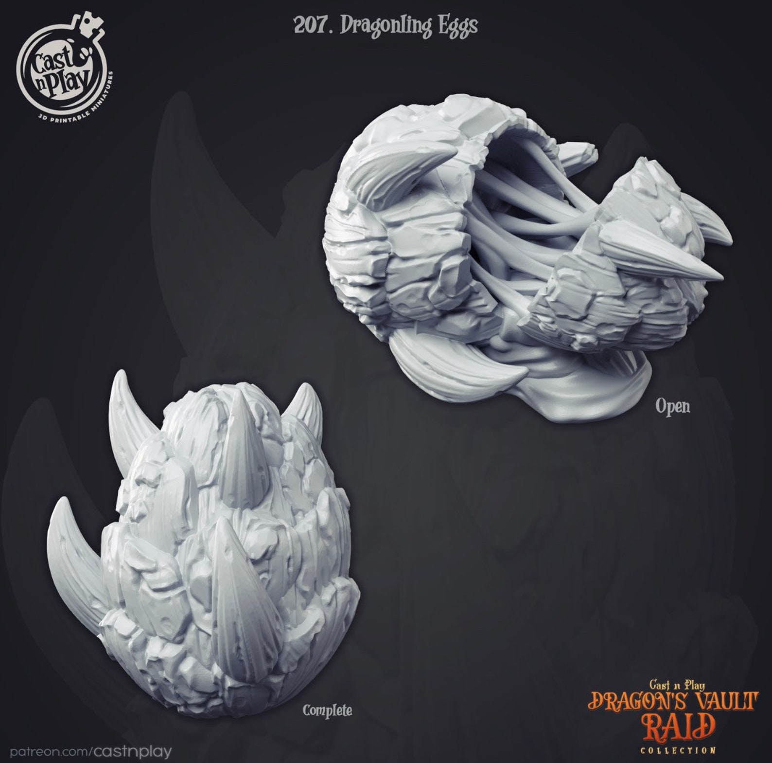 Dragon Egg Dragon Resin Miniature DnD Miniatures Etsy