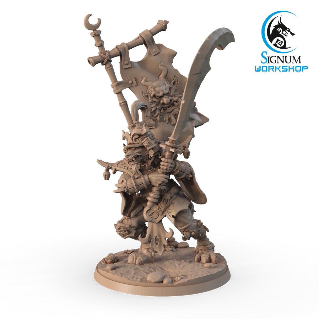 Tadakatsu, Cursed Samurai Dungeons and Dragons, D&D Miniature, Gaming Model, Gifts for Men, Dnd