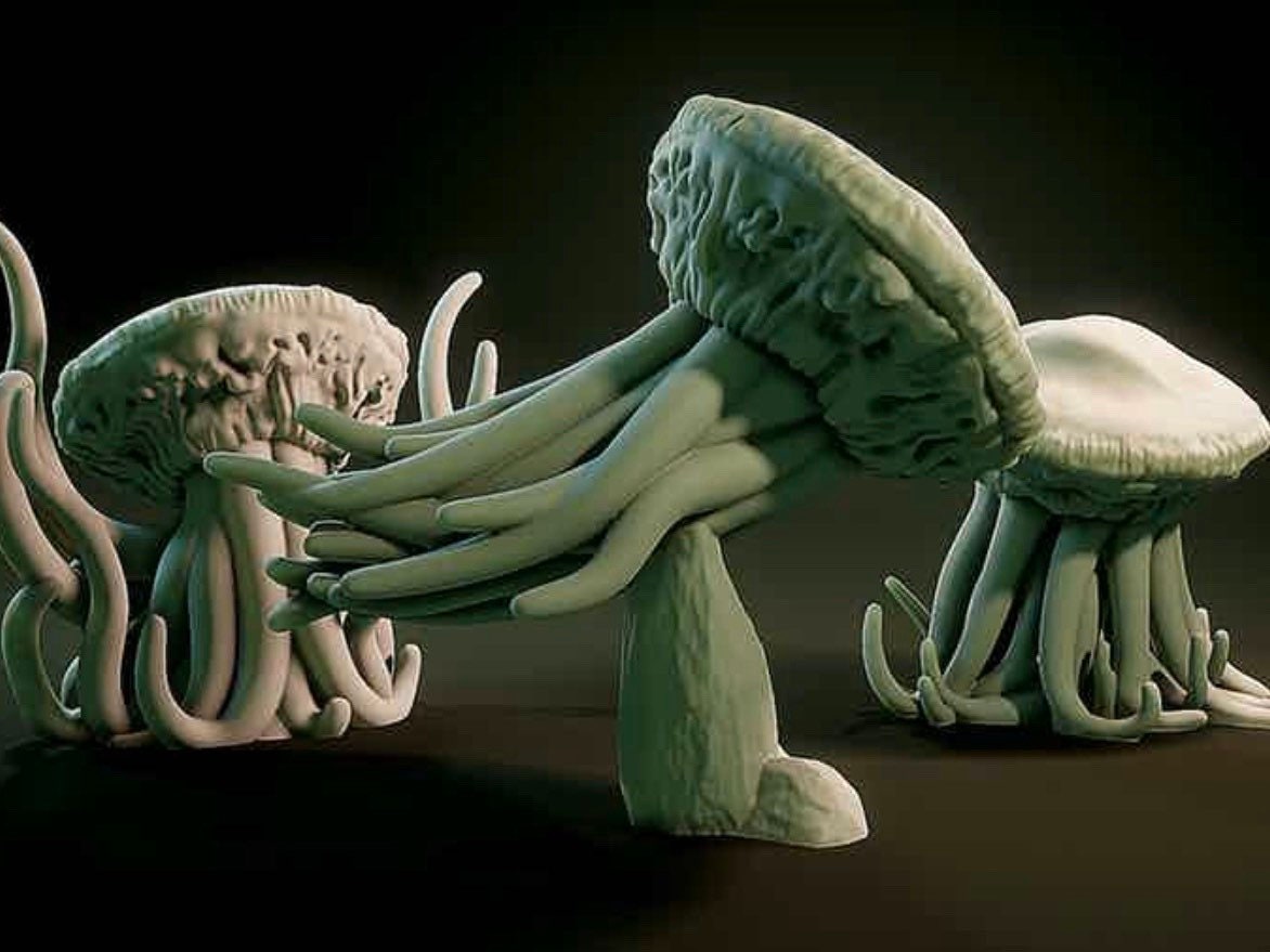 Jellyfish Resin Miniature DnD Miniatures Dungeons & | Etsy