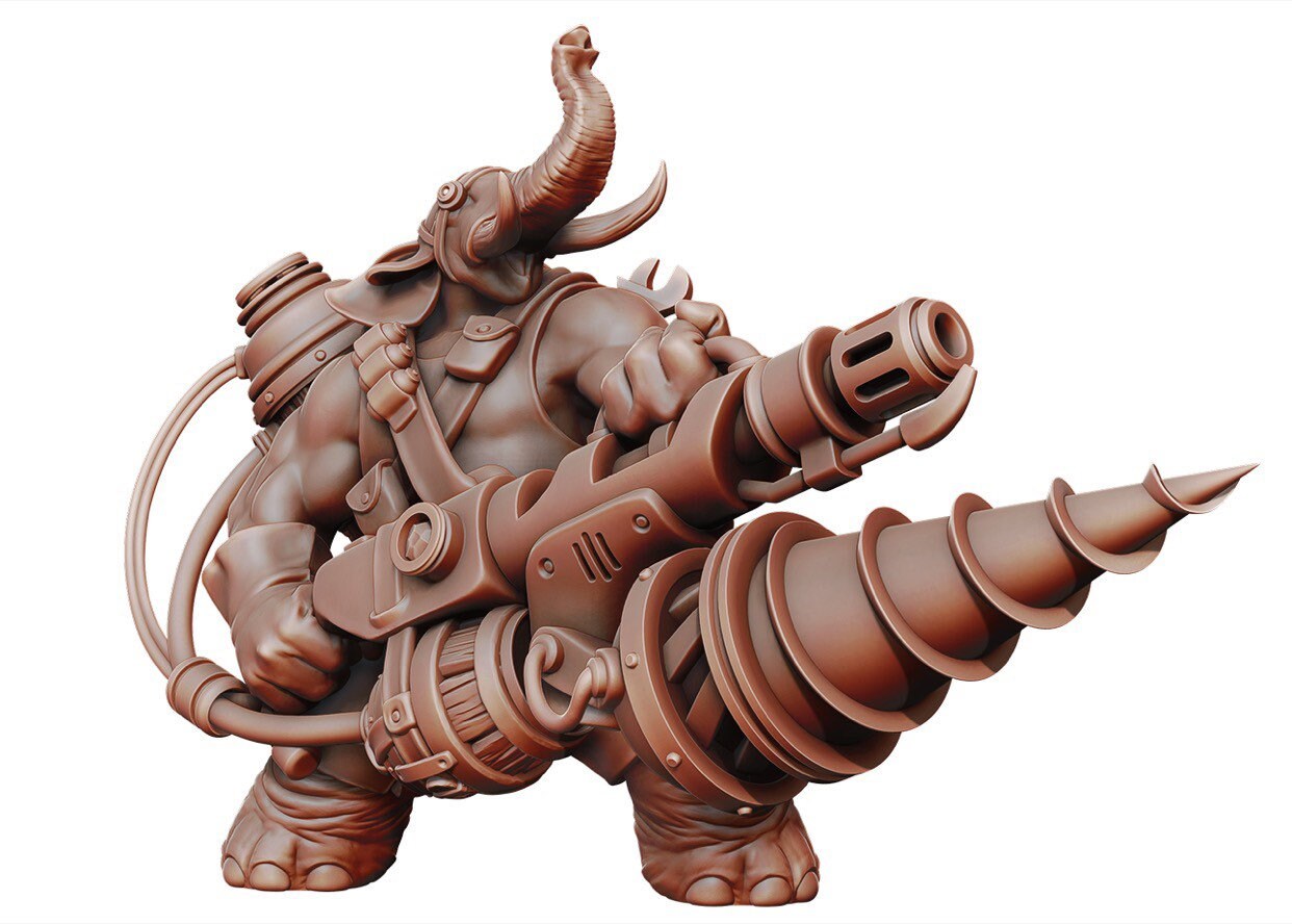 d&d elephant miniature