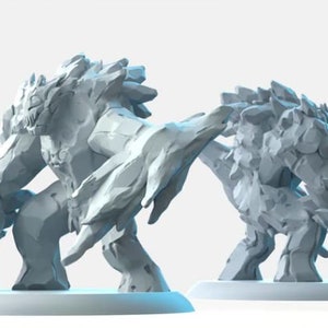 Ice Elemental (56mm) - Dungeons and Dragons, D&D Miniature, Gaming Model, Gifts for Men, DnD Tabletop Roleplaying Gaming, RPG Wargaming 5E