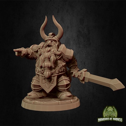 Dwarf Warlocks Miniature D&amp;D Dungeons and Dragons or - Etsy
