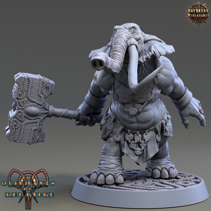 Harawat Mauler Loxodon Warrior Paladin Guard Oliphants of Red Ridge ...