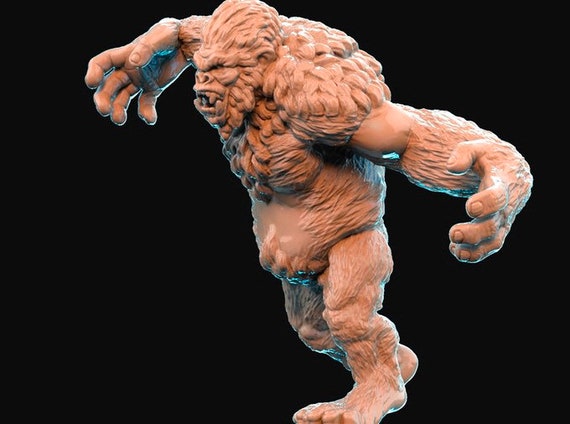 Yeti Dungeons and Dragons, D&D Miniature, Gaming Model, Gifts for Men, Gifts  for Friends, Warhammer 40K Dnd RPG TTRPG 5e Wargaming Mini 