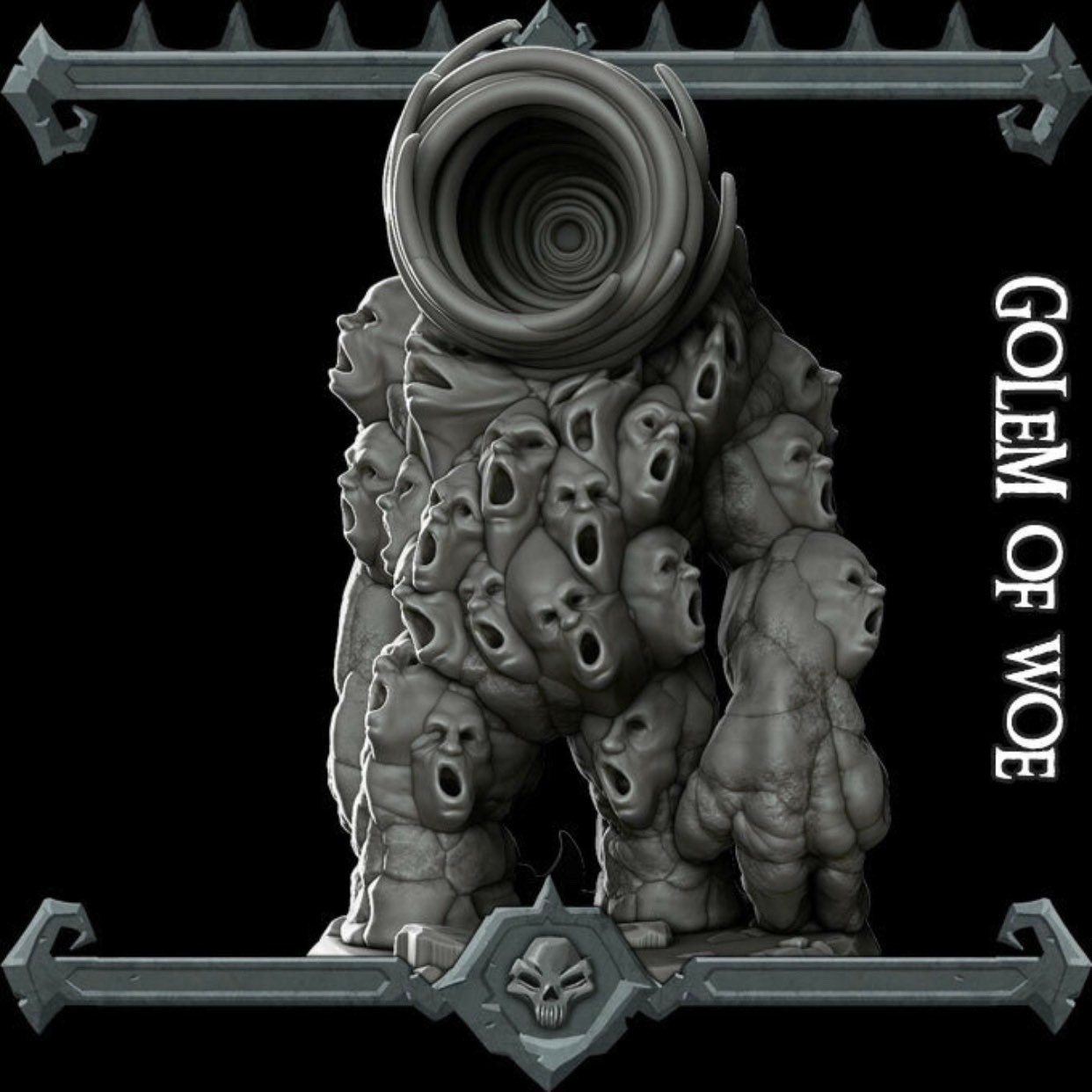 Golem of Woe Gloom Golem Resin Miniature Dnd Miniatures - Etsy