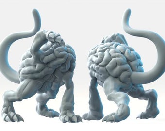Intellect Devourer - Dungeons and Dragons, D&D Miniature, Gaming Model, Gifts for Men, DnD Tabletop Roleplaying Gaming, Cthulu Wargaming RPG