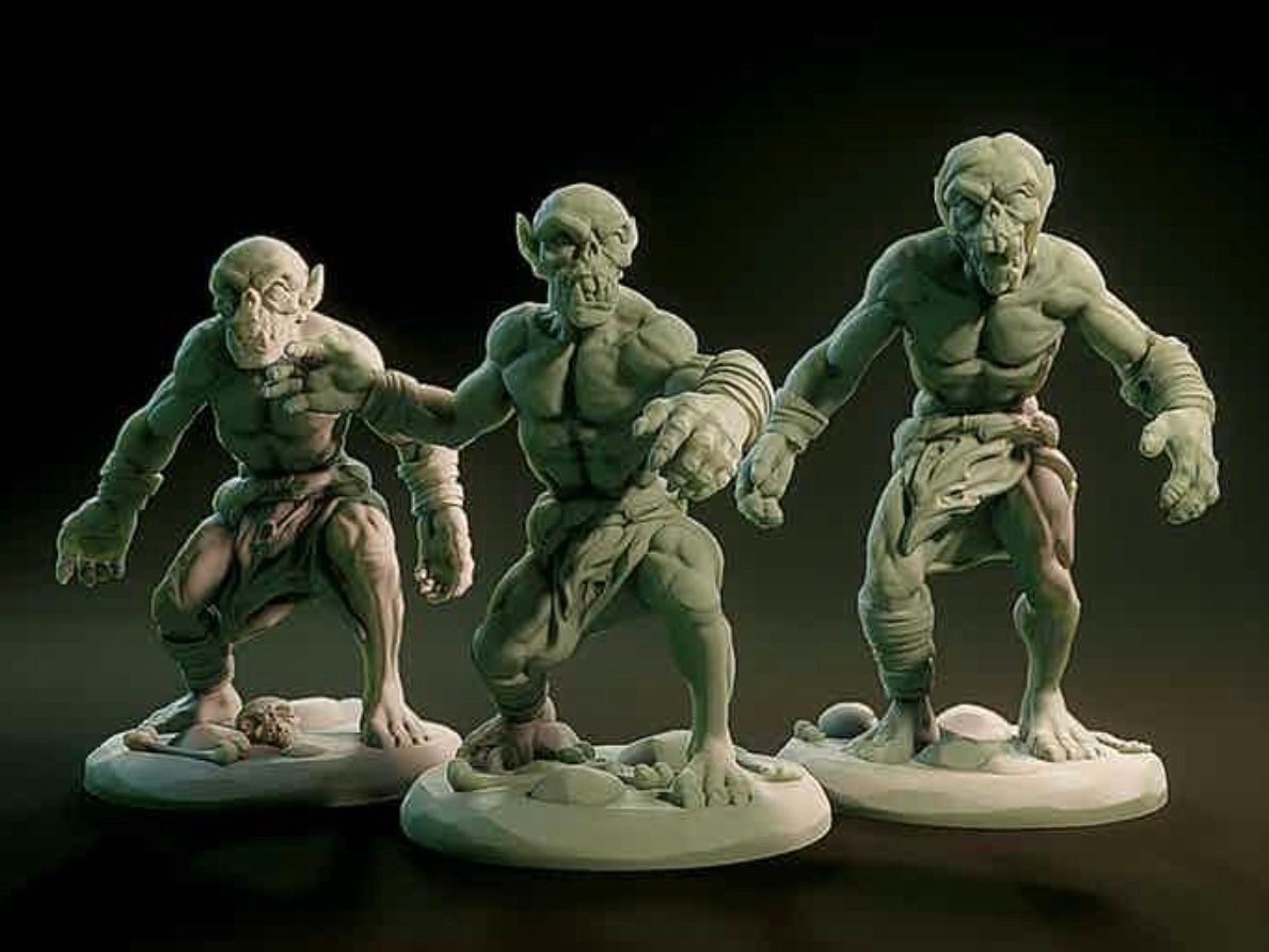 Ghouls 4 Poses by Yasashii Kyojin Studio for Dungeons and 