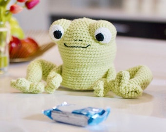 Hamilton (Frog) Handmade Stuffed Companion