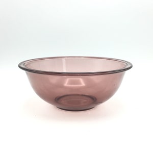2-1/2 Quart #325 Pyrex Originals Cranberry Glass Mixing Bowl
